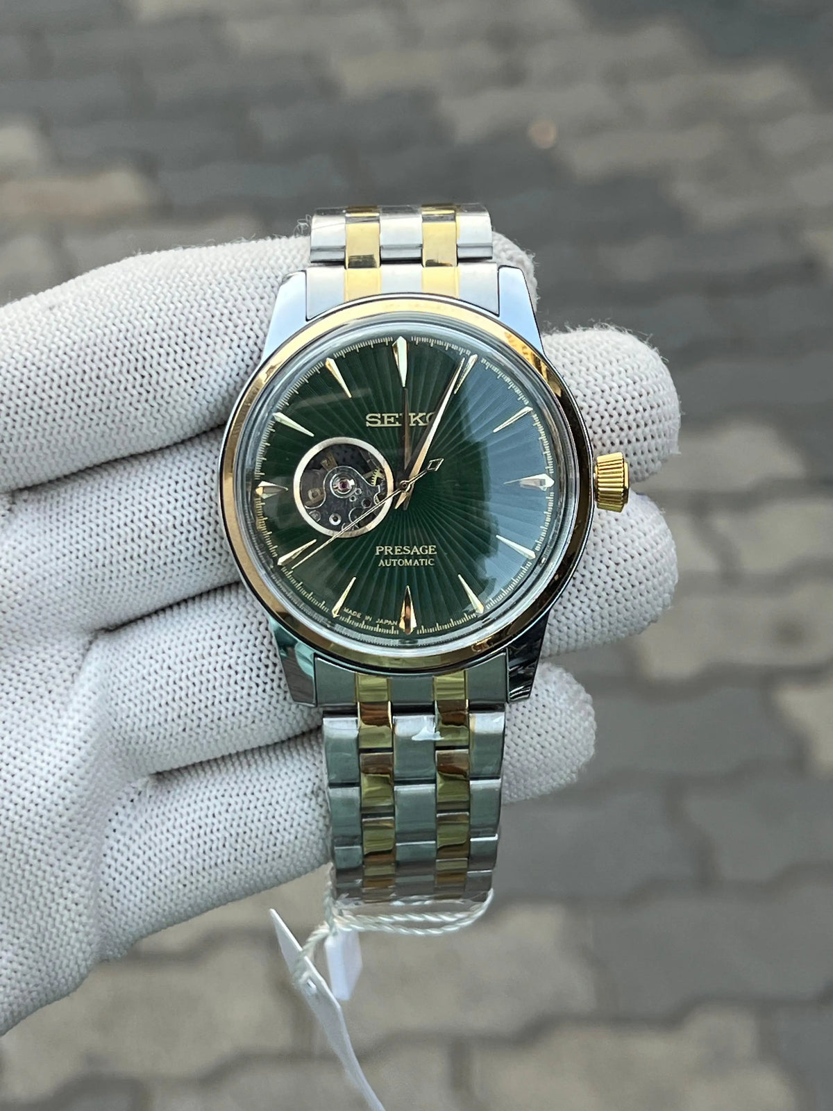 Seik_o Pressage Automatic Two Tone Green