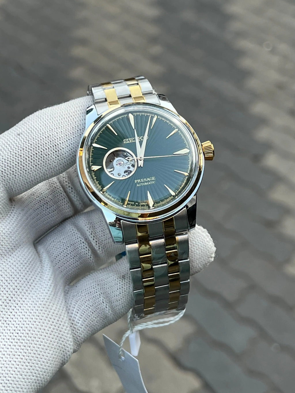 Seik_o Pressage Automatic Two Tone Green