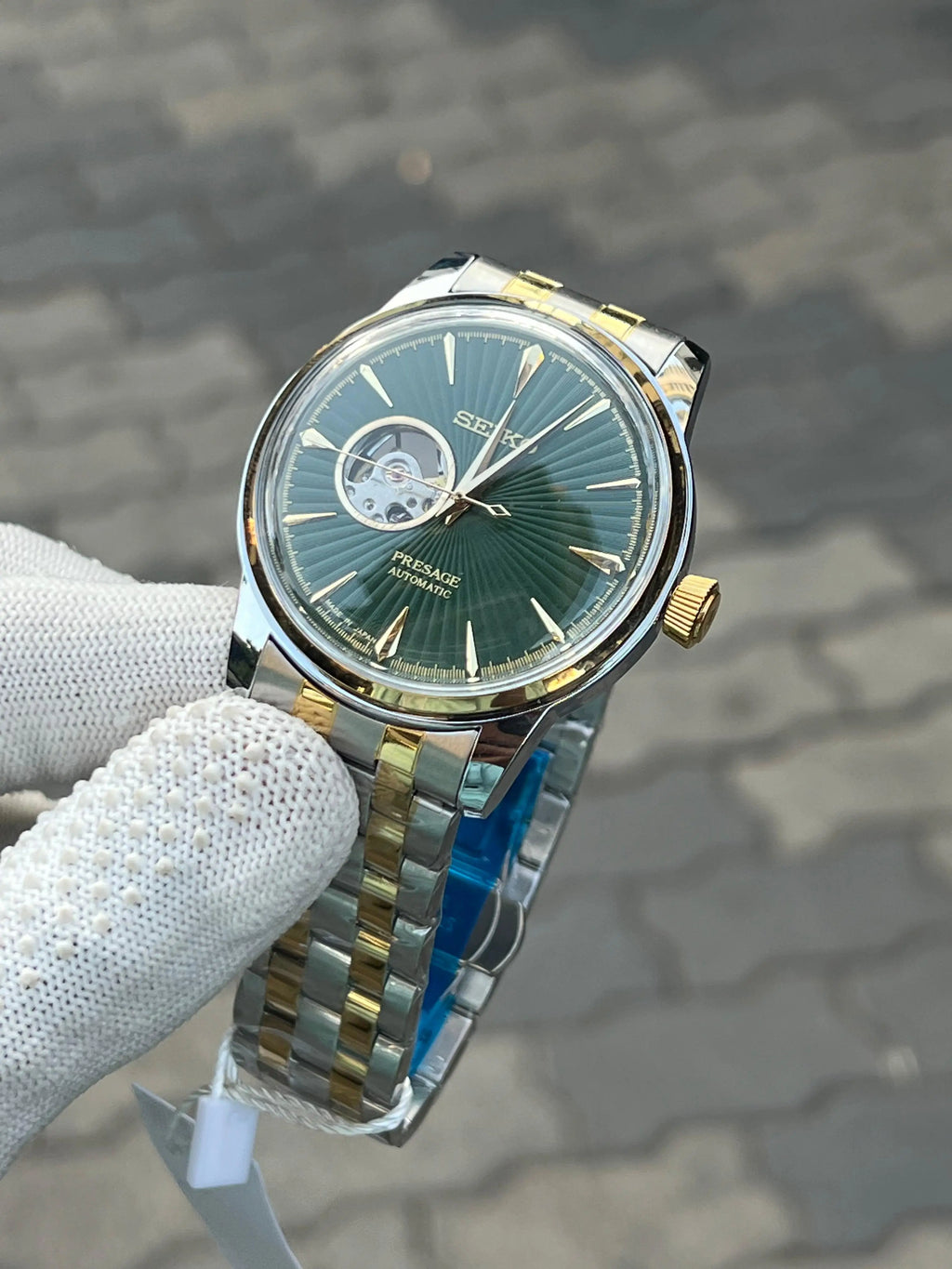 Seik_o Pressage Automatic Two Tone Green