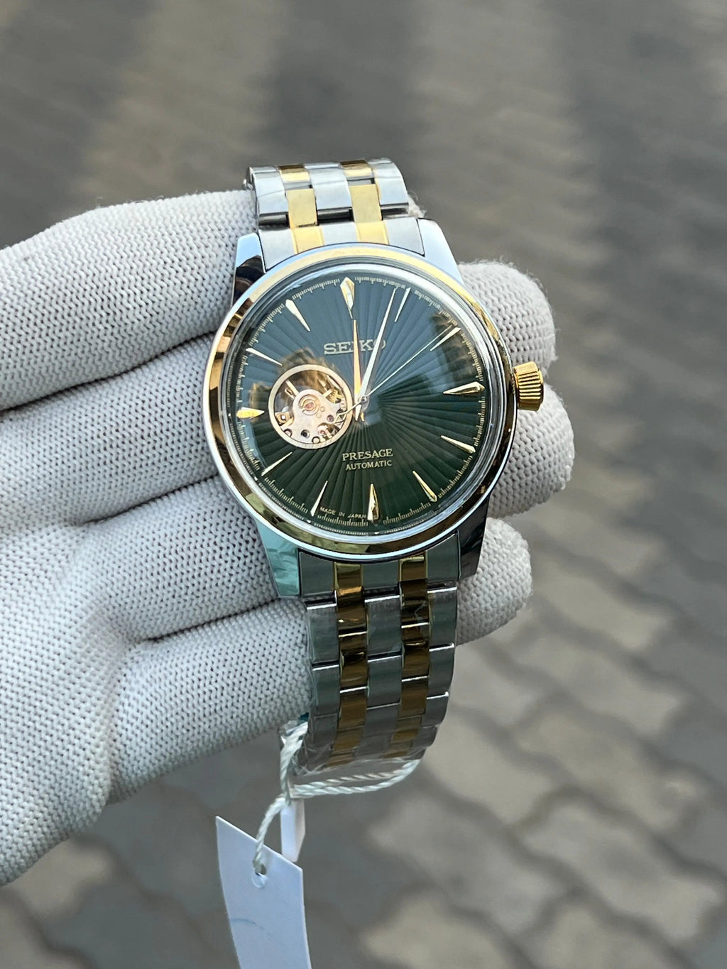 Seik_o Pressage Automatic Two Tone Green
