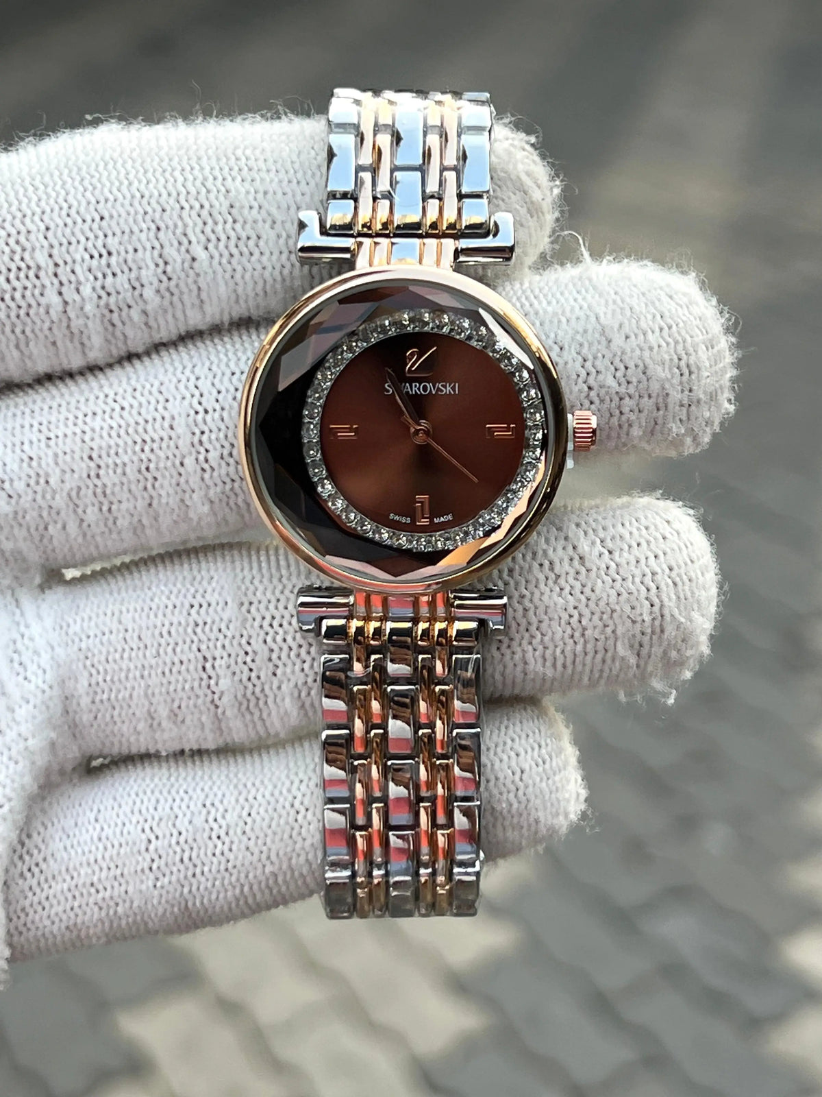 Swarovsski Rose Brown