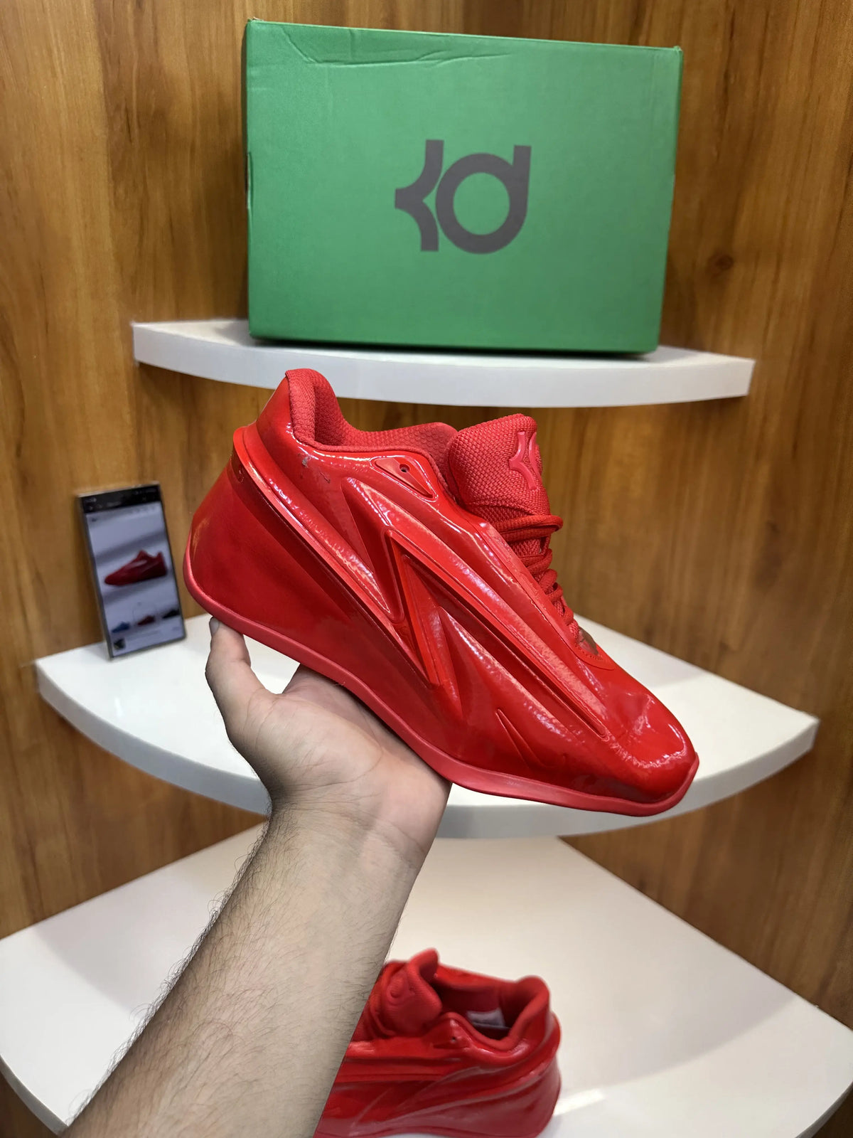 Nike_KD 19 Candy Apple Red