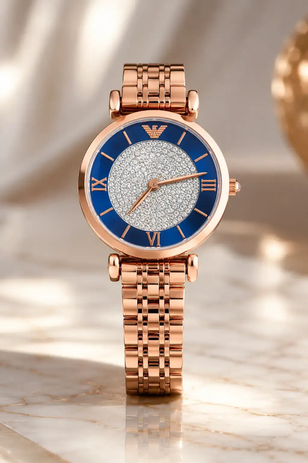 Em_porio Ar_mani Gianni T-Bar Two Tone Watch AR1926