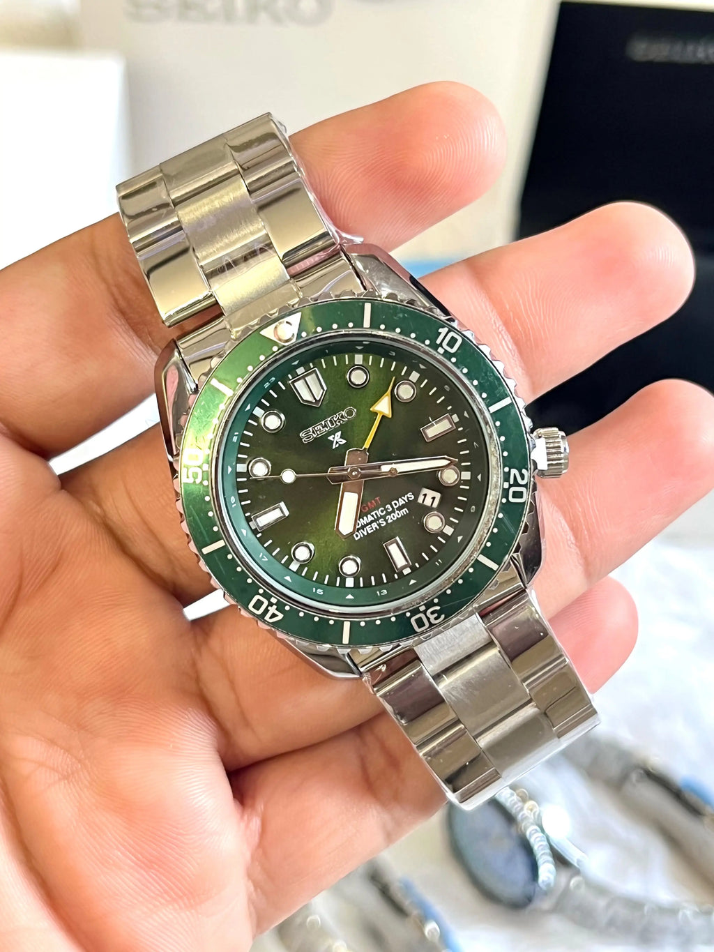 SEIKO PROSPEX GMT BACK OPEN