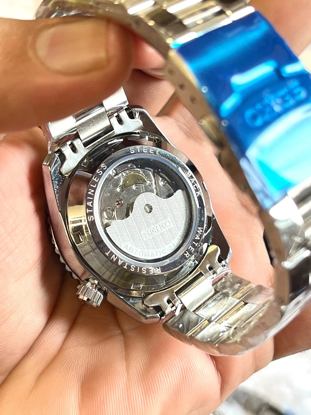 SEIKO PROSPEX GMT BACK OPEN