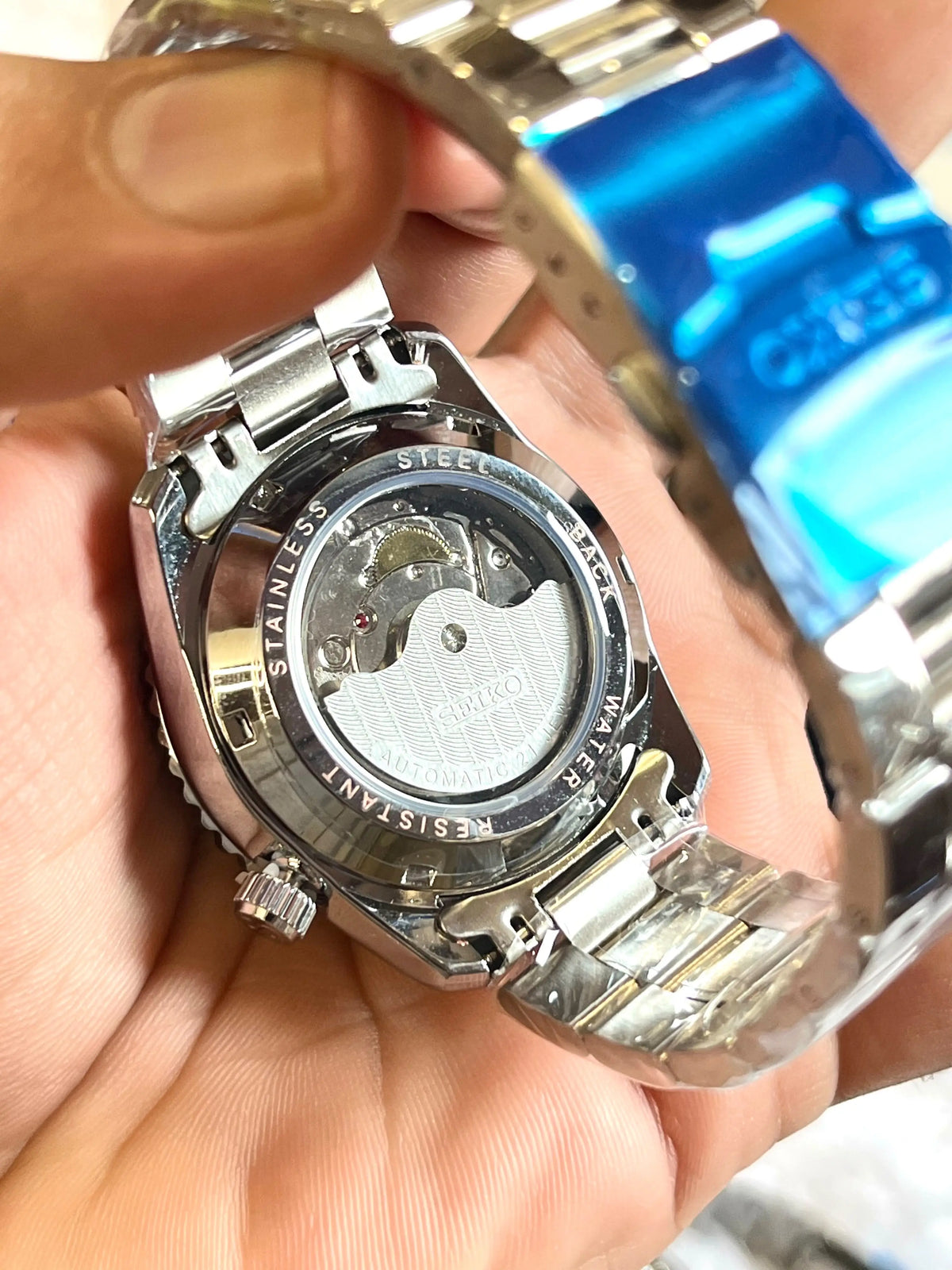 SEIKO PROSPEX GMT BACK OPEN