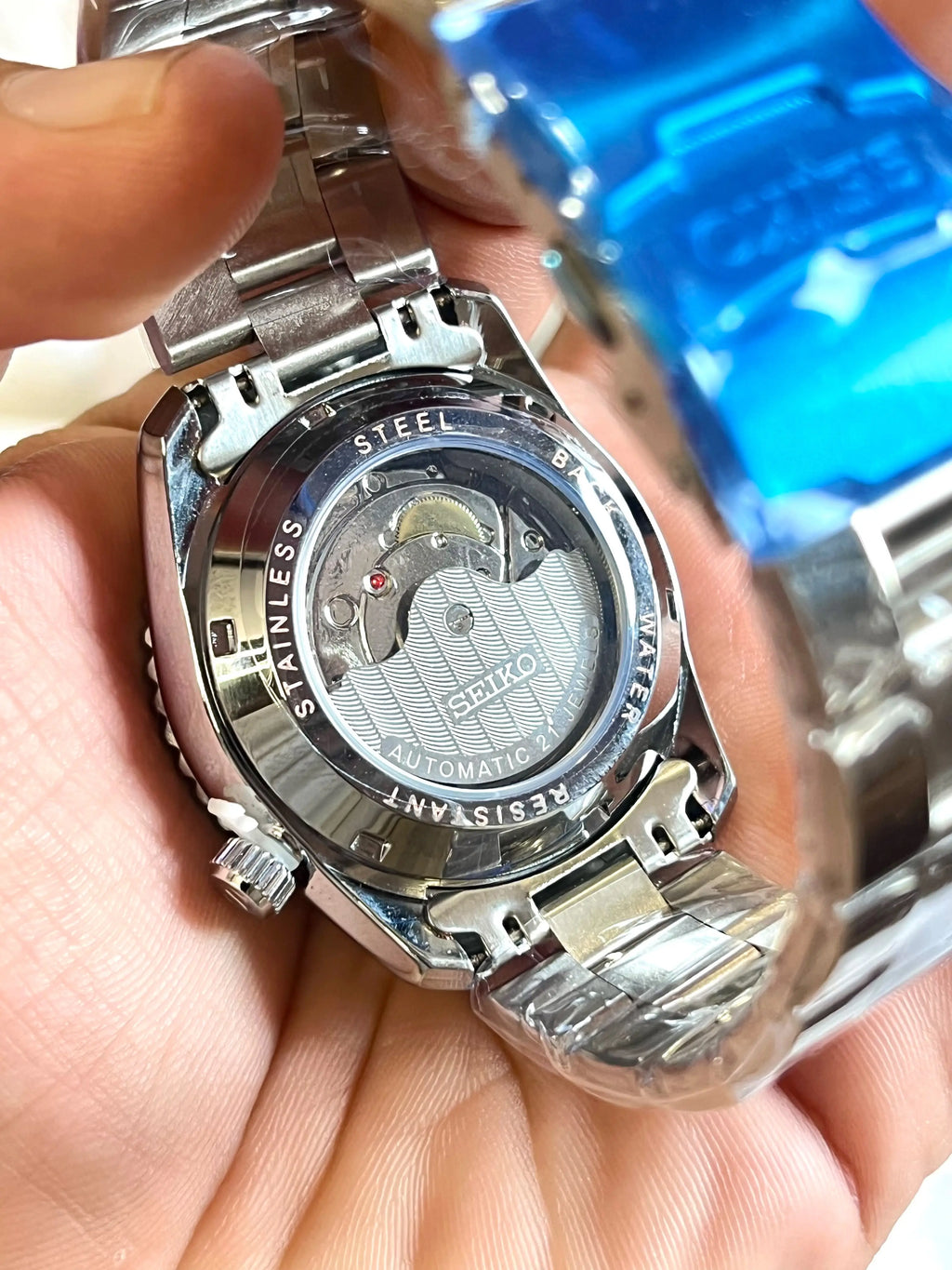 SEIKO PROSPEX GMT BACK OPEN