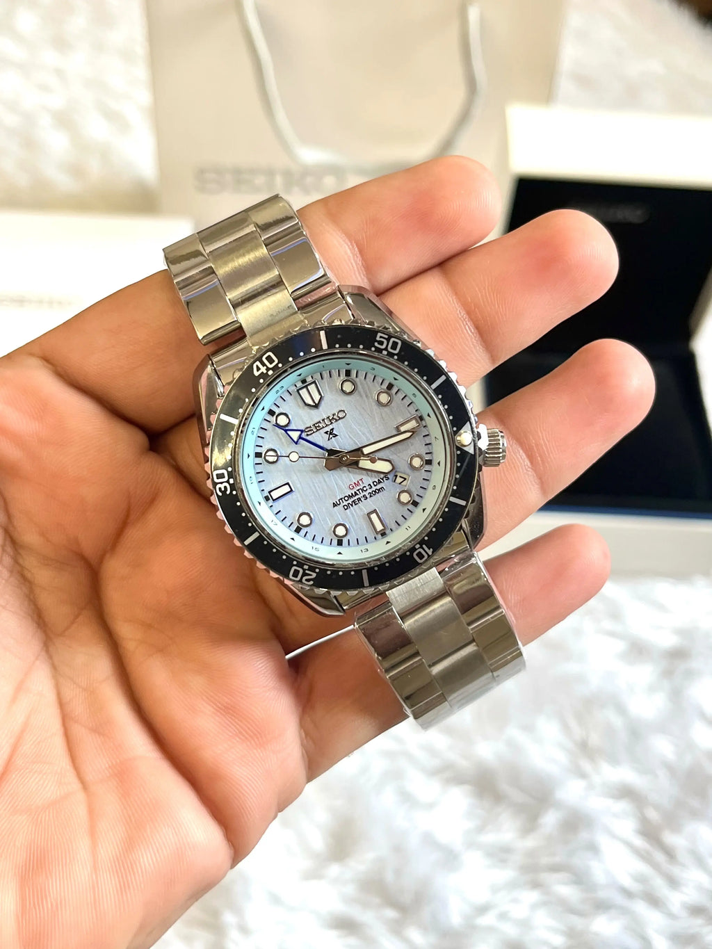 SEIKO PROSPEX GMT BACK OPEN
