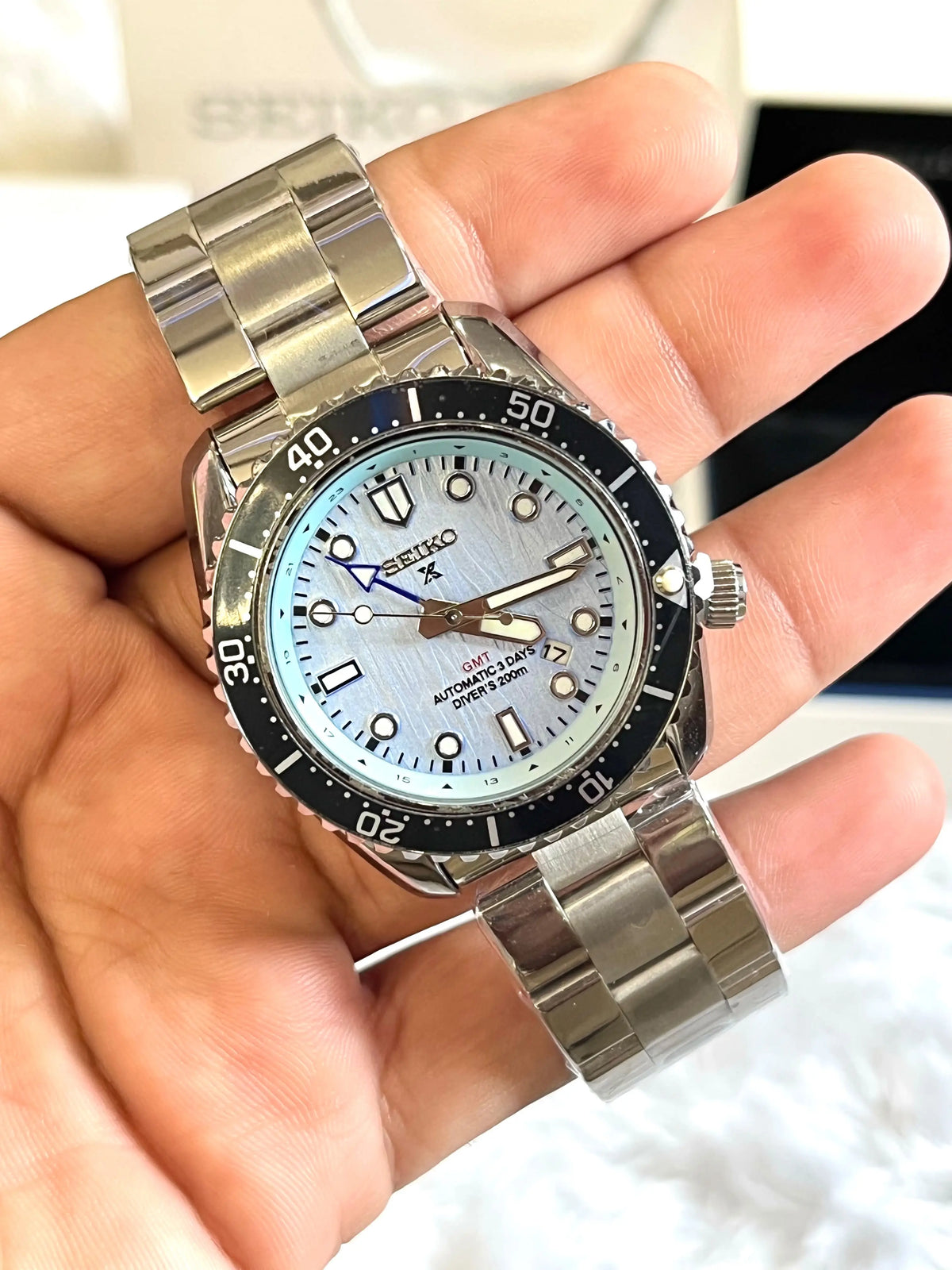 SEIKO PROSPEX GMT BACK OPEN