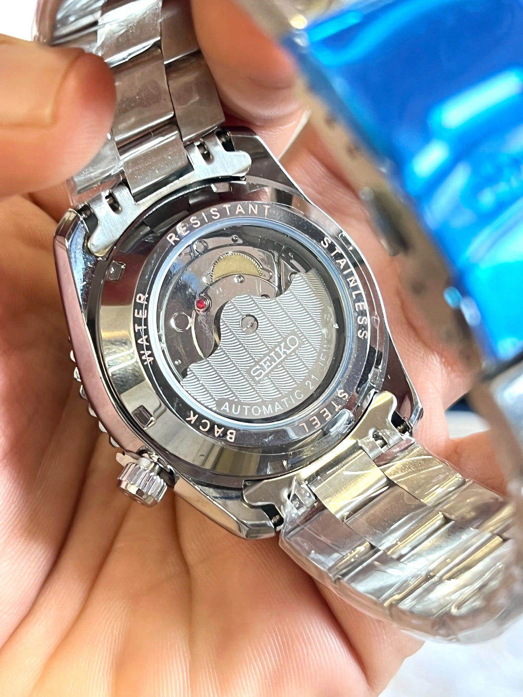SEIKO PROSPEX GMT BACK OPEN