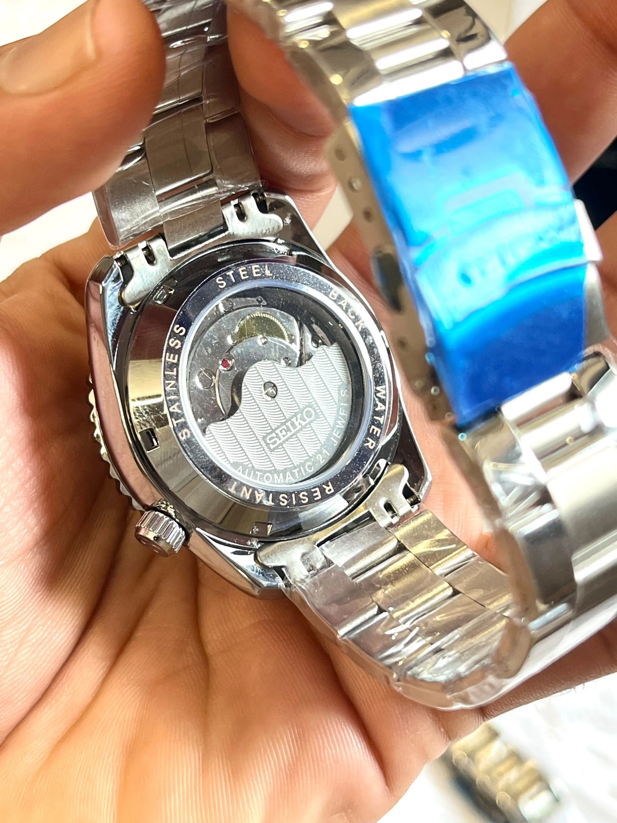 SEIKO PROSPEX GMT BACK OPEN