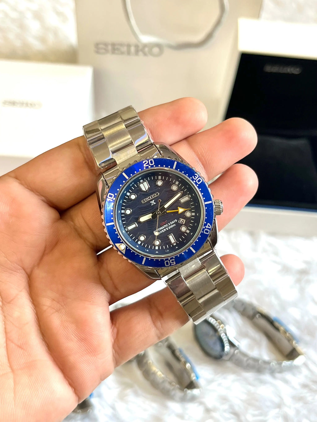 SEIKO PROSPEX GMT BACK OPEN