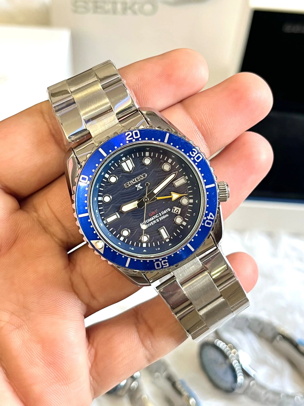 SEIKO PROSPEX GMT BACK OPEN