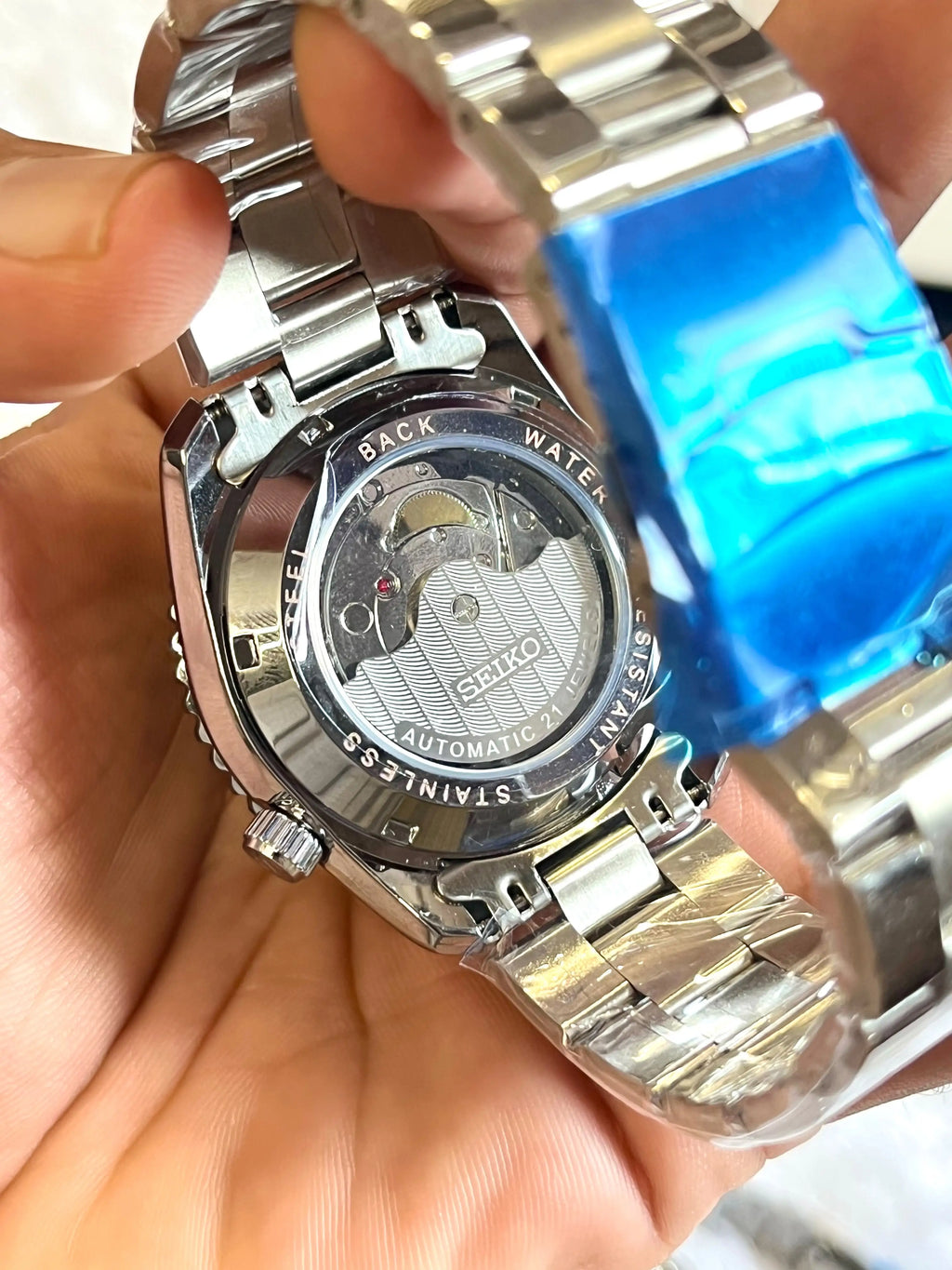 SEIKO PROSPEX GMT BACK OPEN