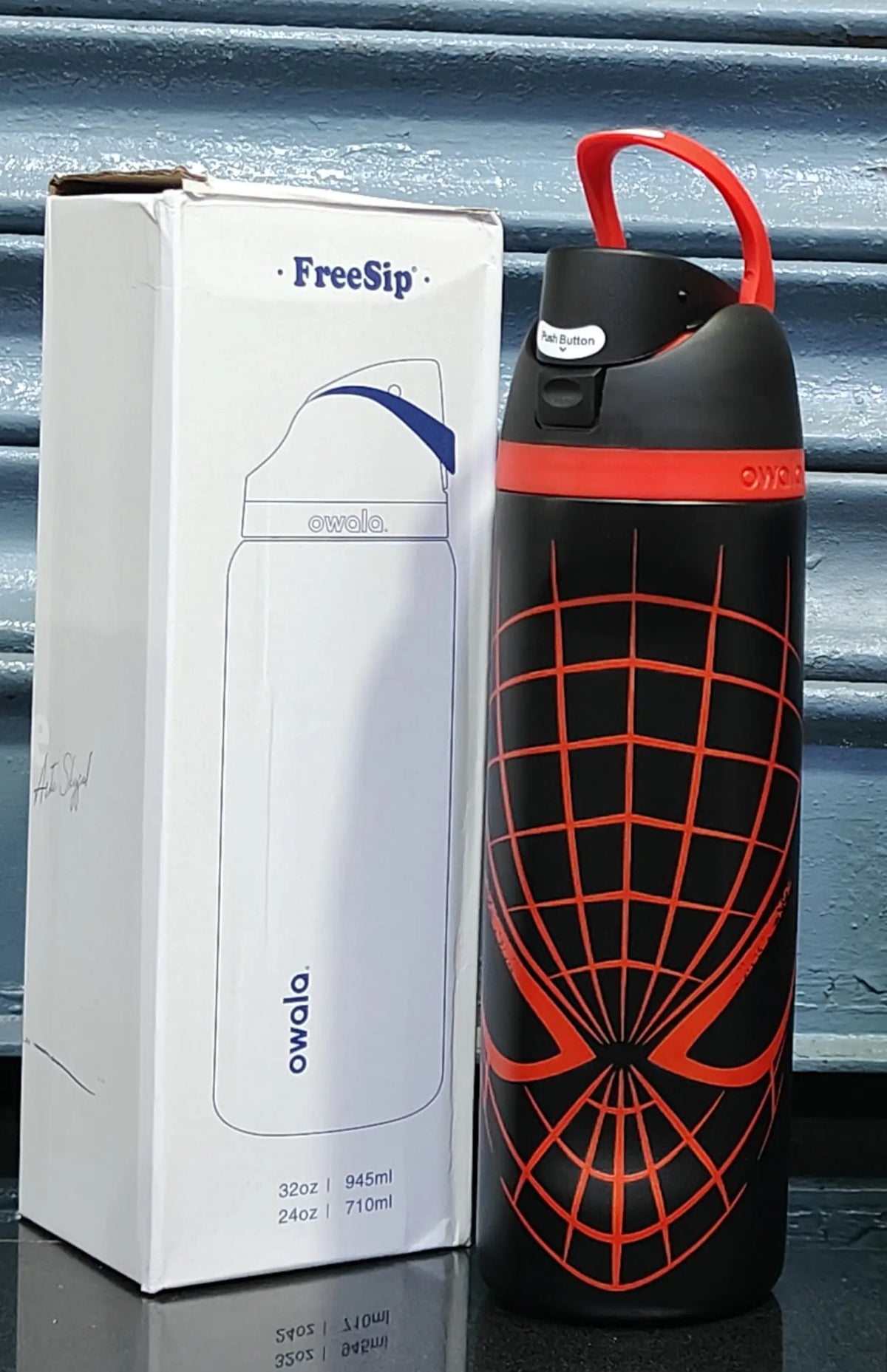 Owala x Spidemar Marvel Edition Black 24Oz  710ml Night Watch