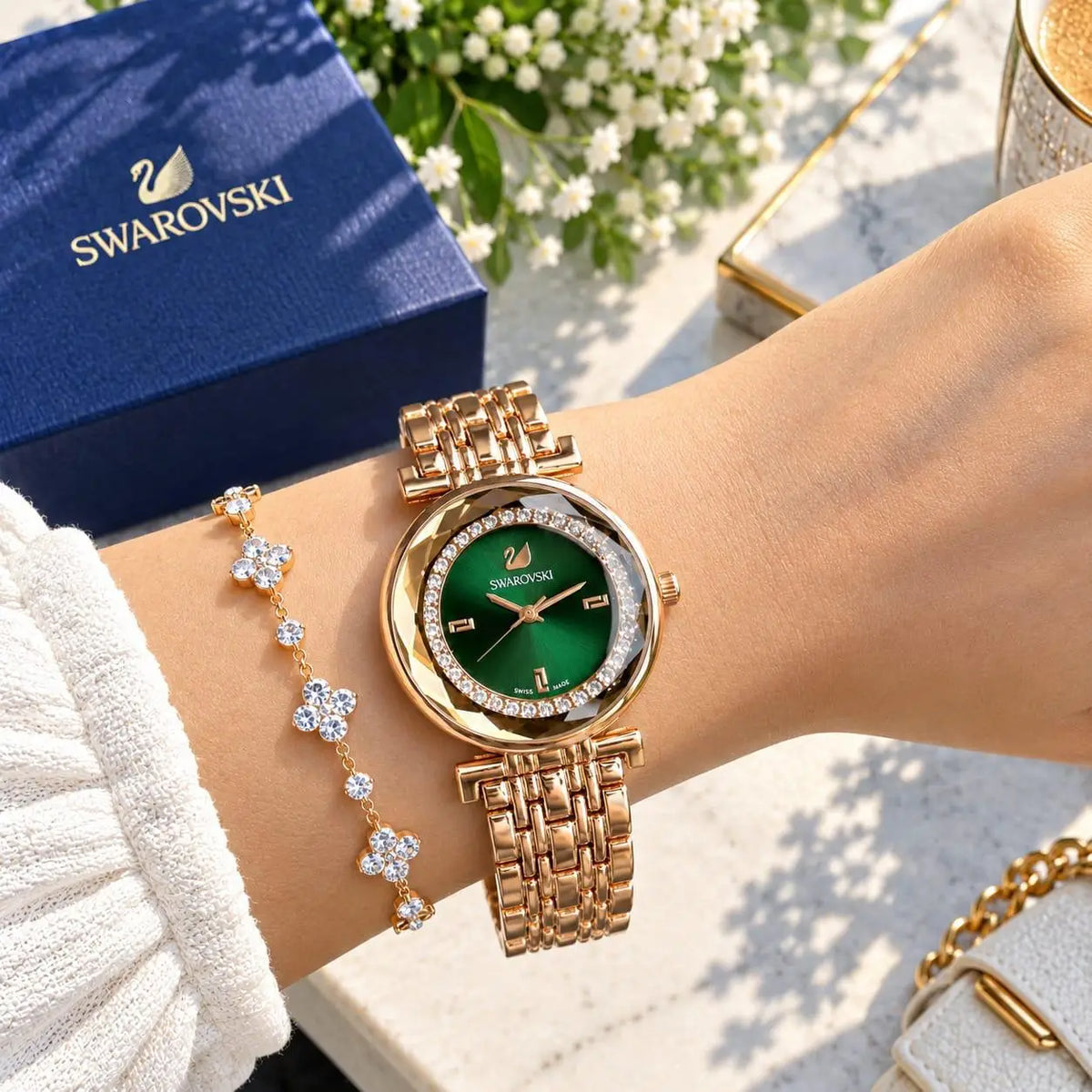 SWAROVSKI_LADIES_ROSE_GREEN