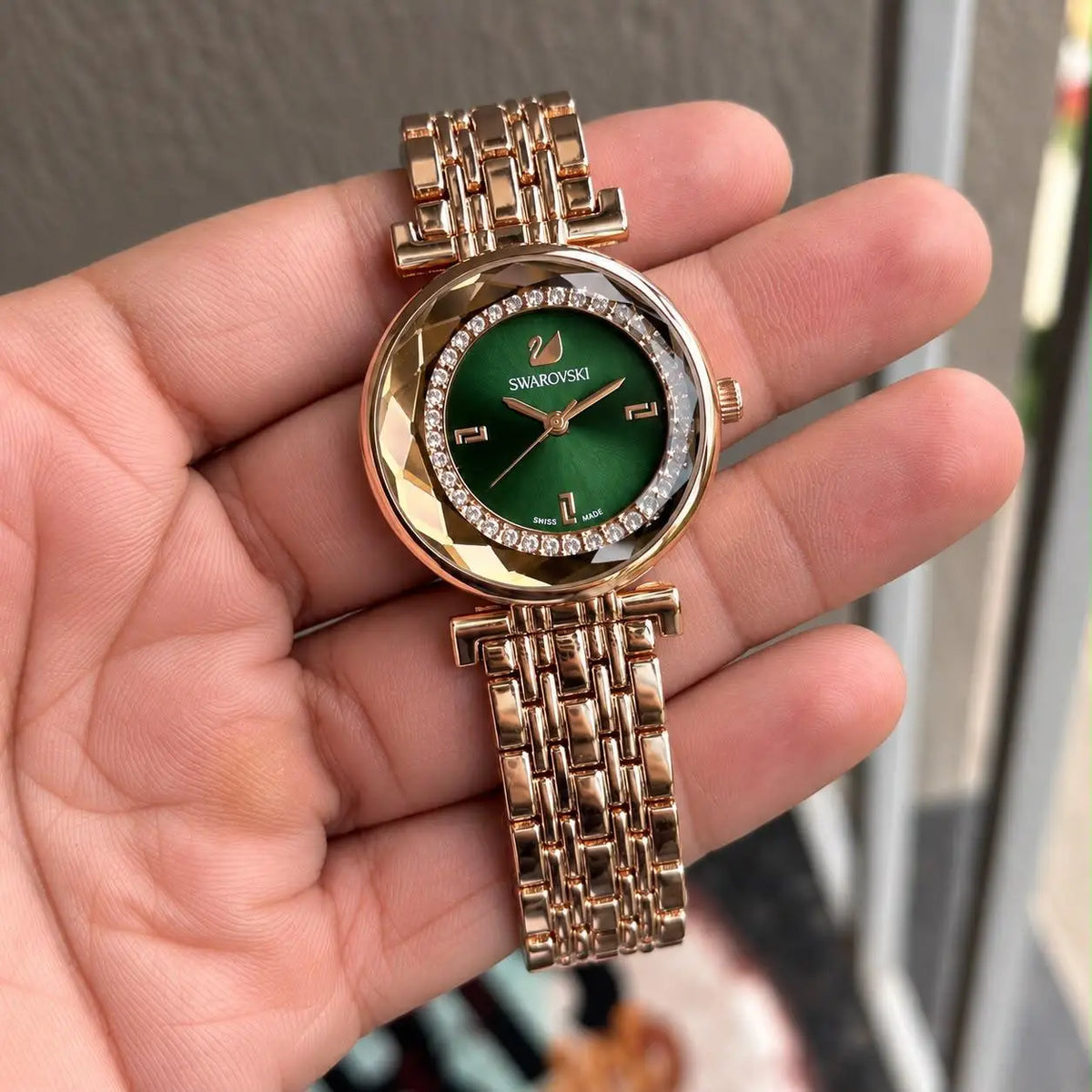SWAROVSKI_LADIES_ROSE_GREEN