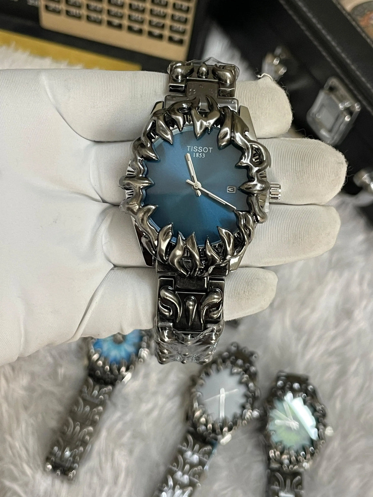 TISSOT gothic blue black