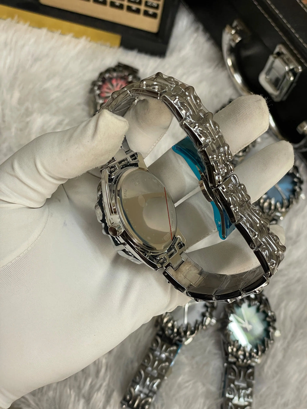 TISSOT gothic blue silver