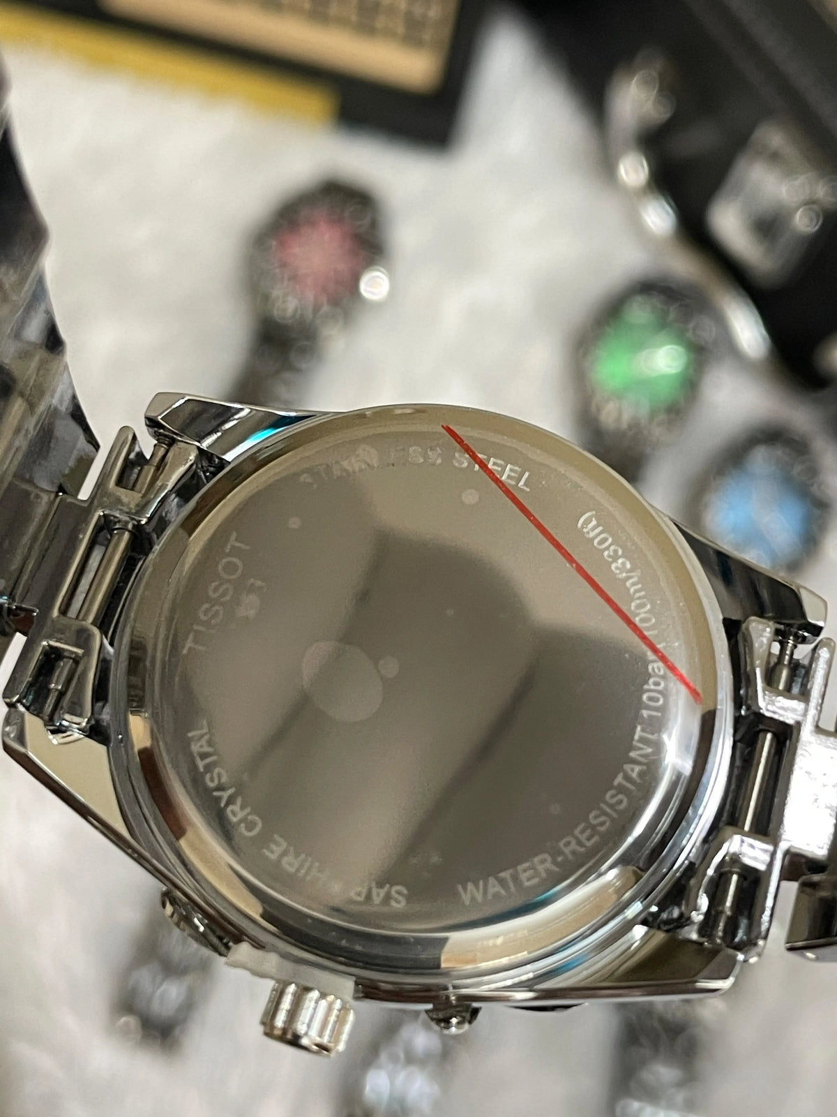 TISSOT gothic blue silver