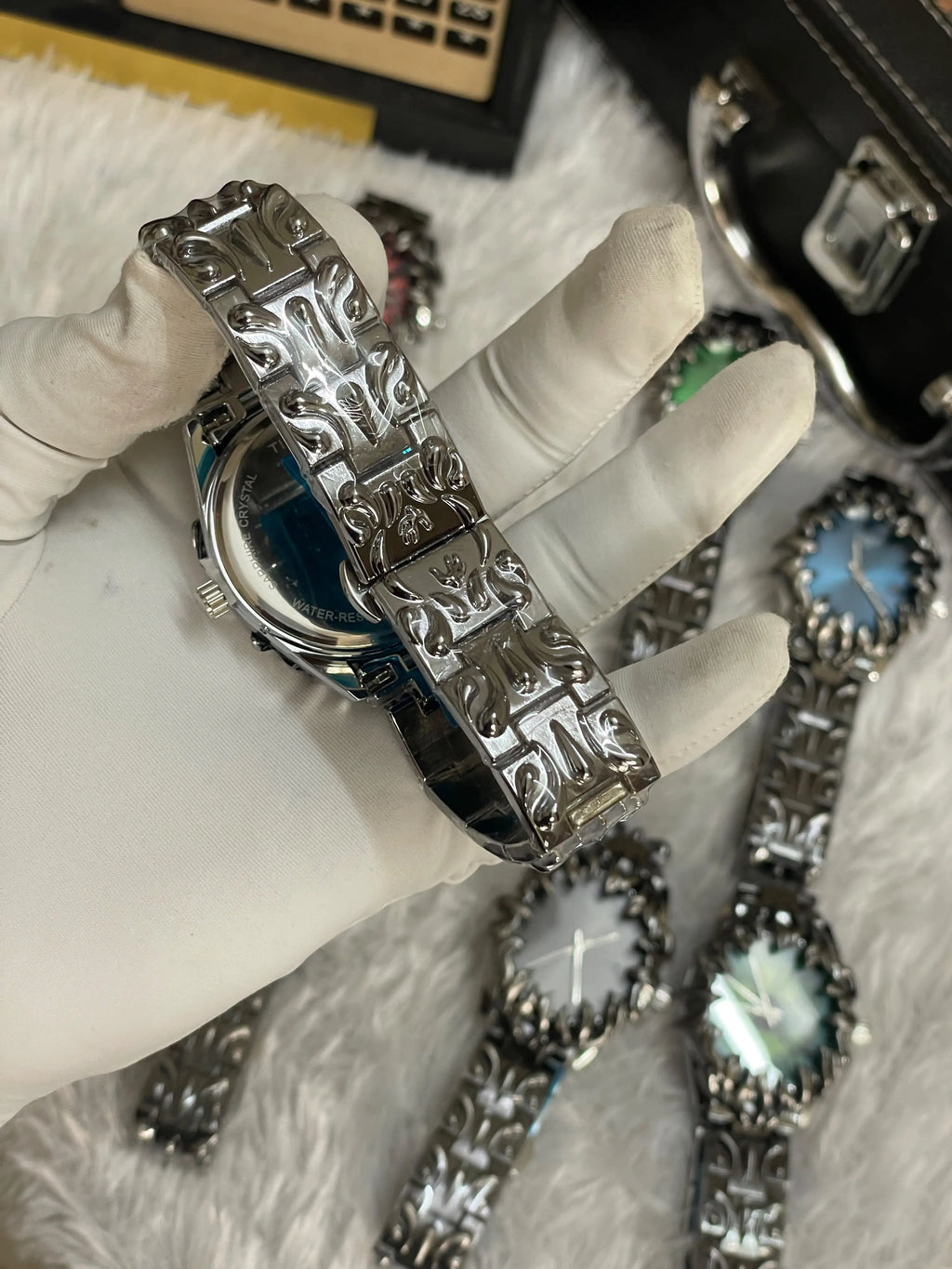 TISSOT gothic blue silver