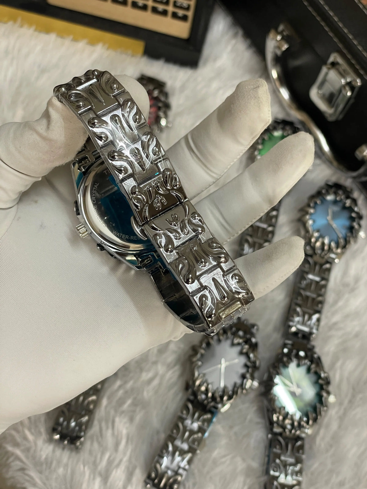 TISSOT gothic blue silver