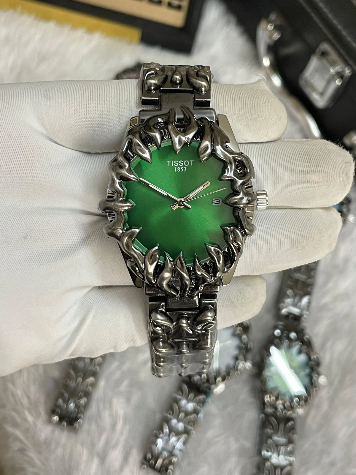 TISSOT gothic green black
