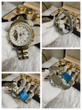 edifice casio two tone white
