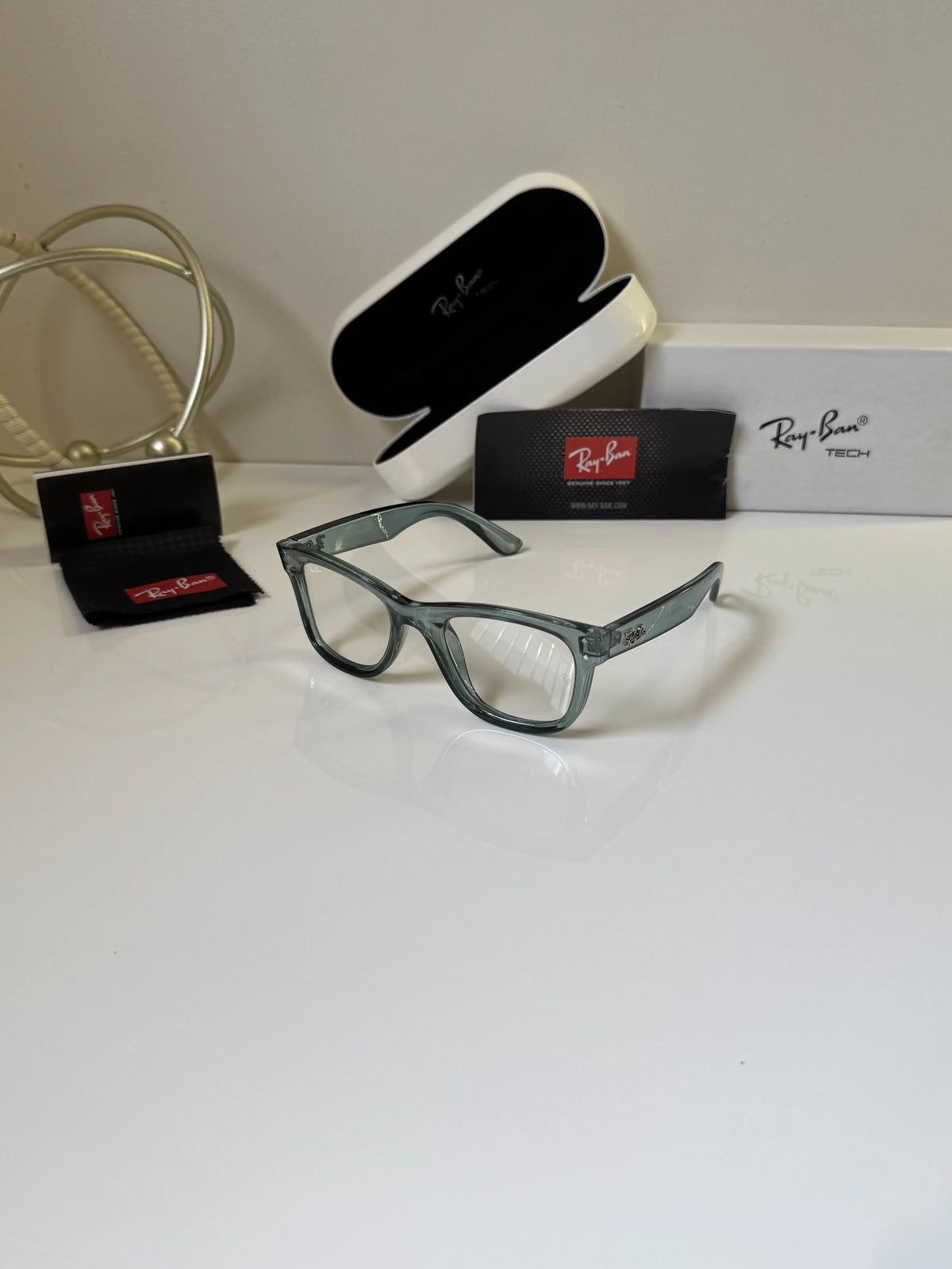Rayban_502_Metallic_Blue_Plano