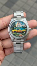 Role x Oyster Perpetual Air King Custom Hand Painted