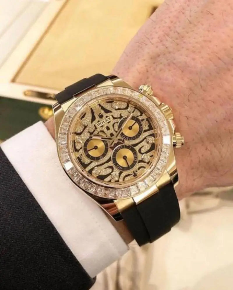 Roleex Daytona Tiger Gold