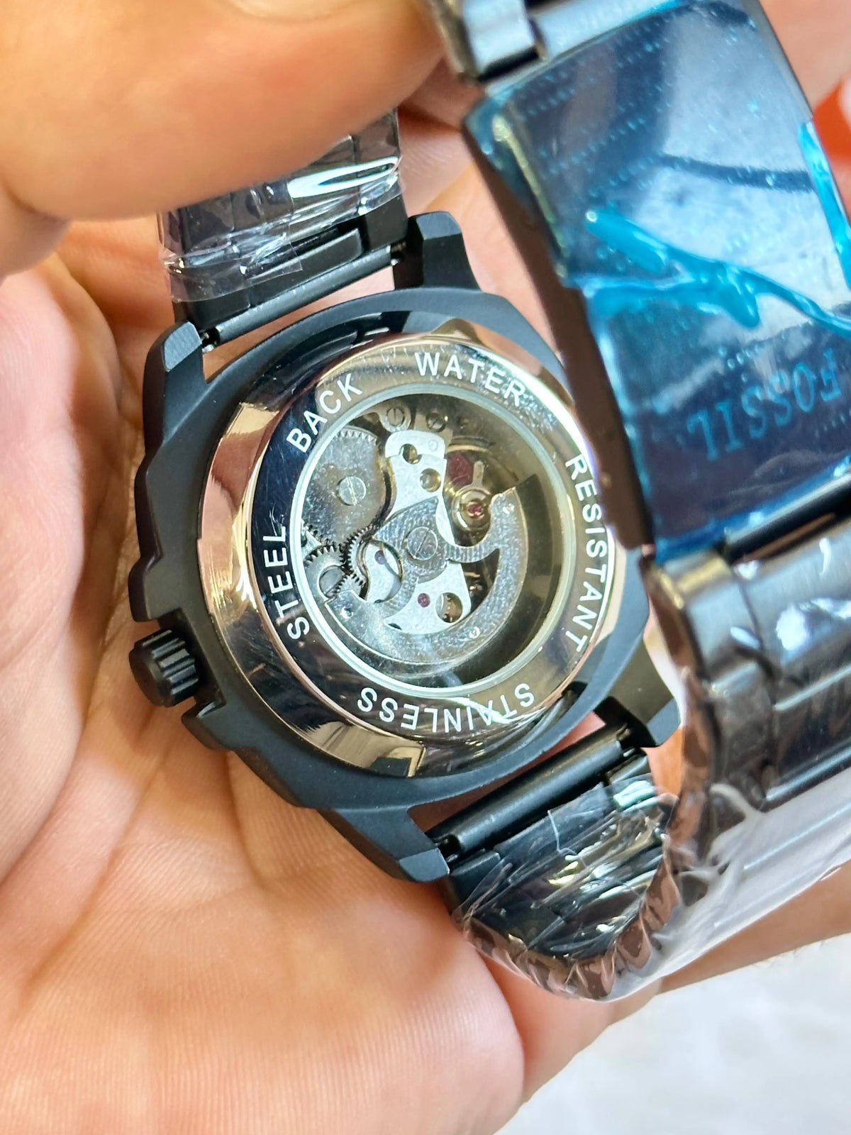 Fossil Metal Modern Machine Automatic