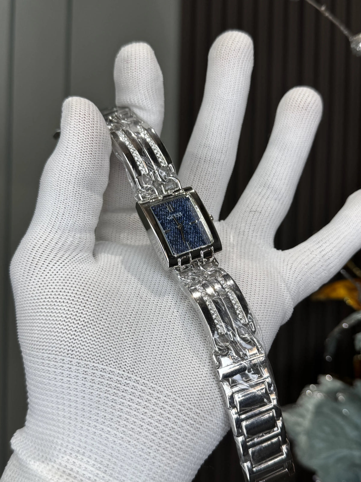 Gues s Denim Blue Dial premium Ladies Watch