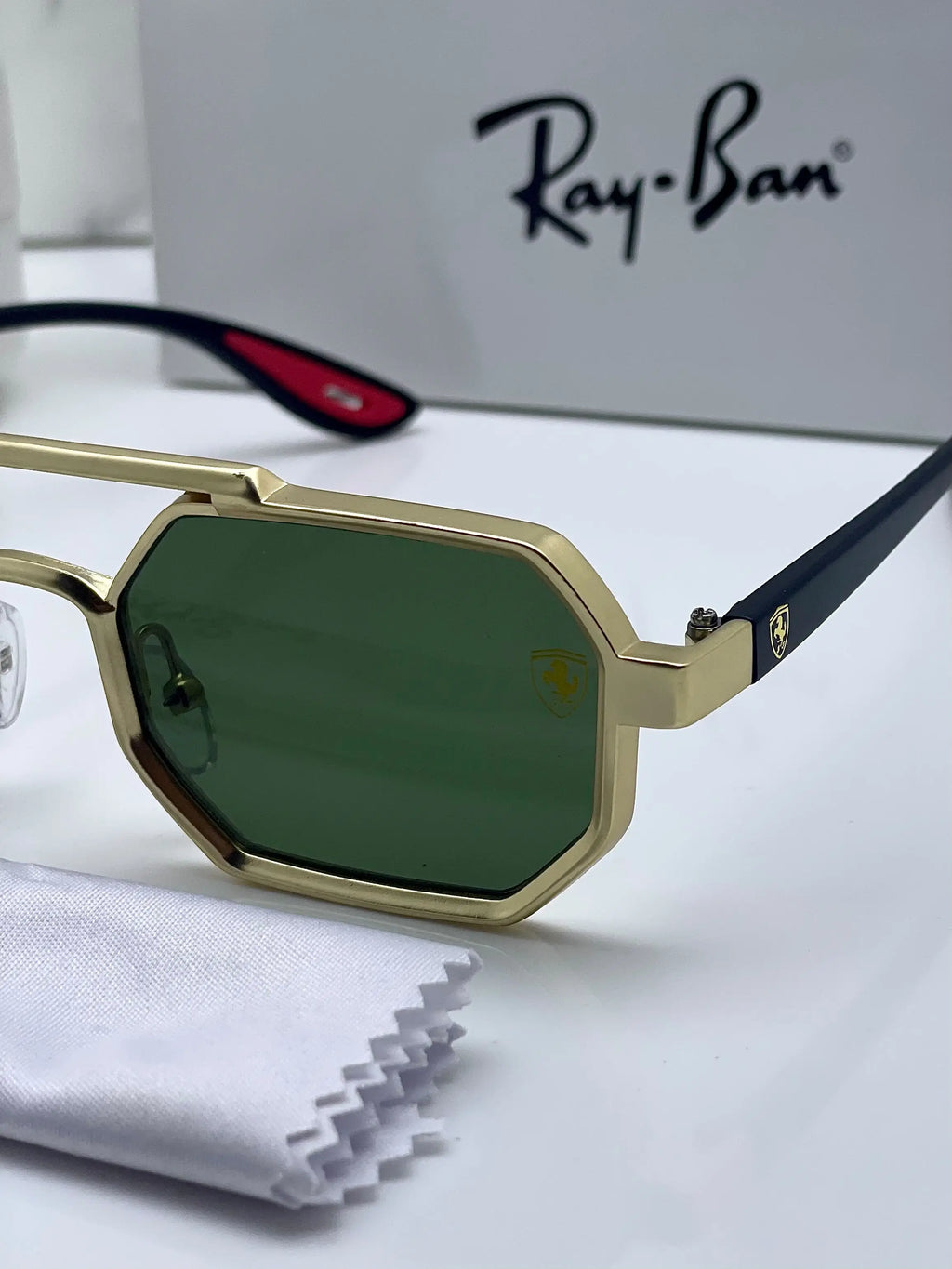 Rayban 05 Gold green