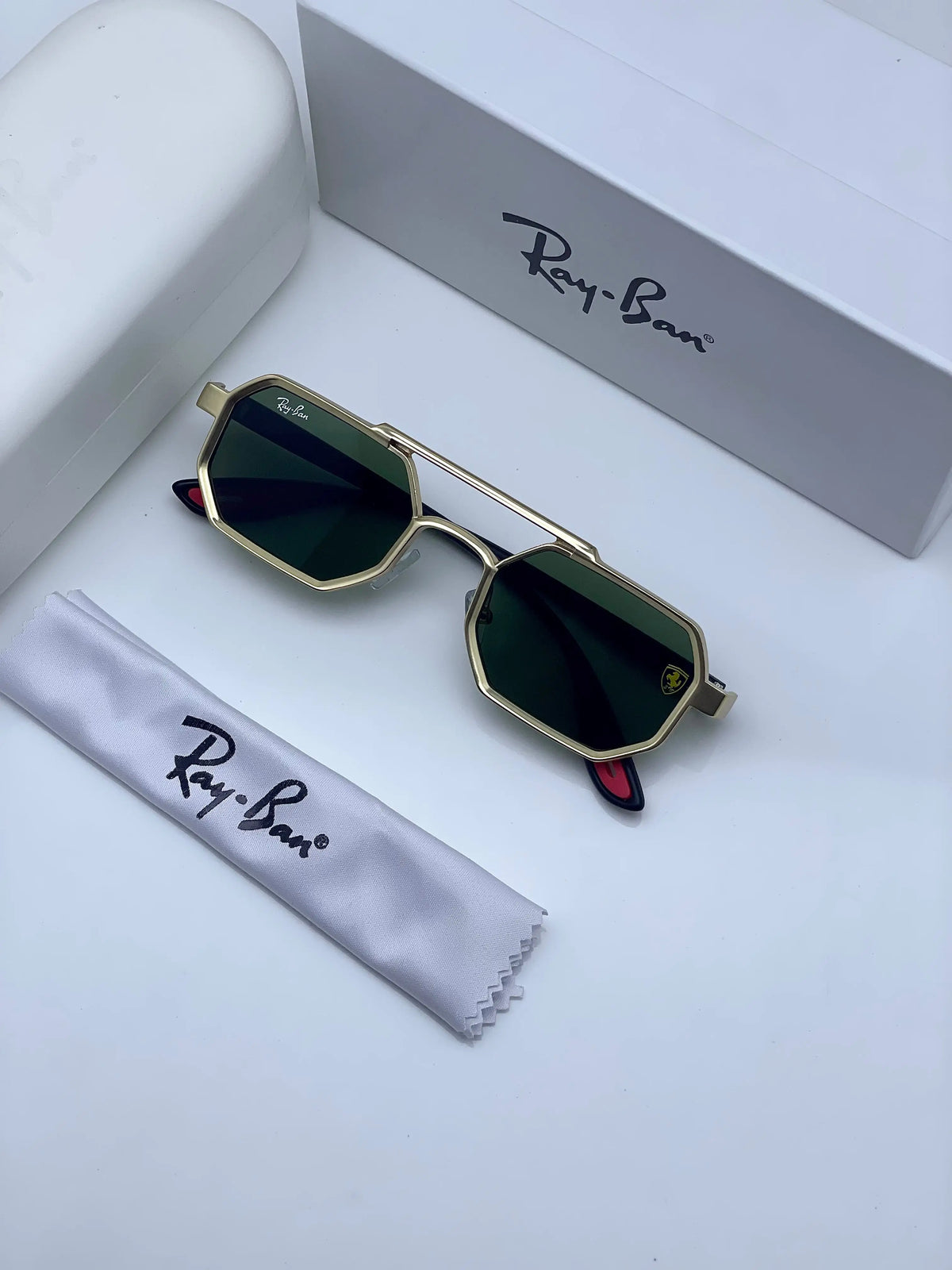 Rayban 05 Gold green