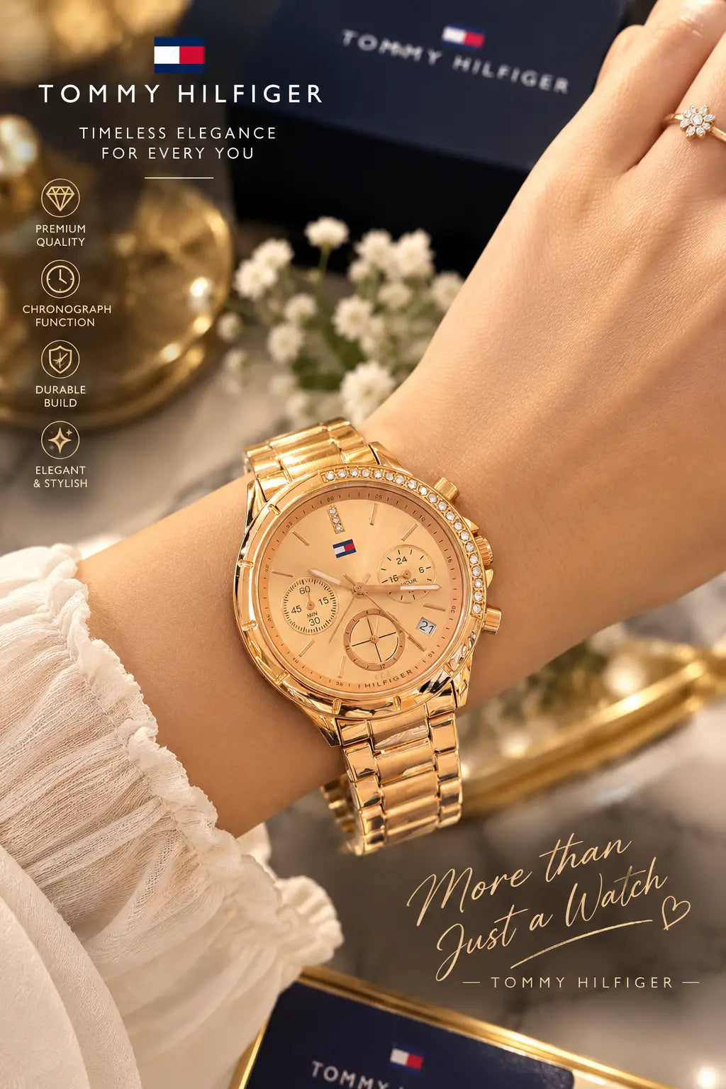 Tommy Hilfiger chronograph for her