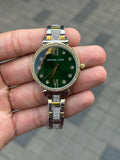 Michael Kor_s Gold Two Tone Green Women's