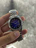 Seiko mod date just Unique blue ombre dial Date working