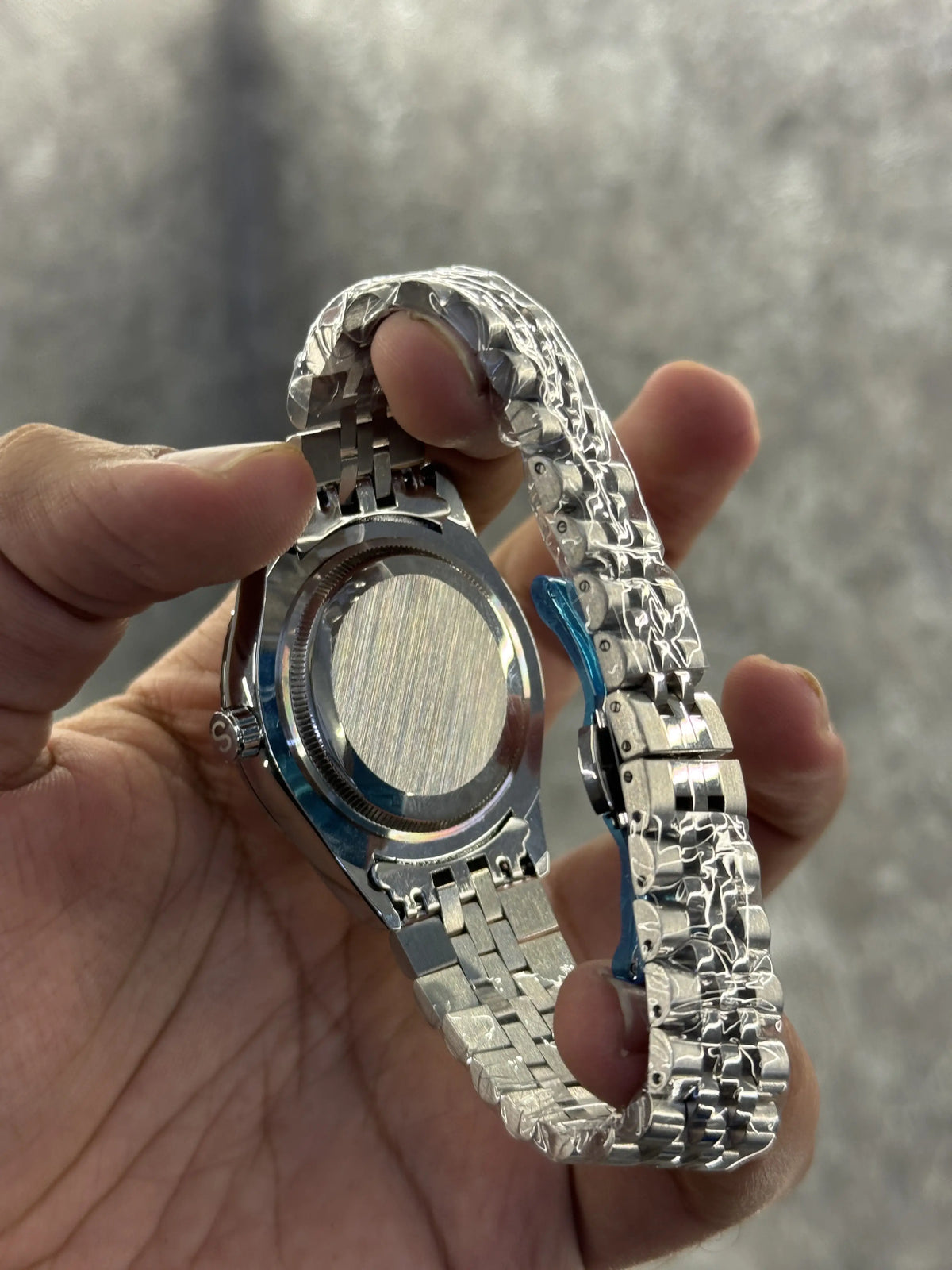 Seiko mod date just Unique blue ombre dial Date working