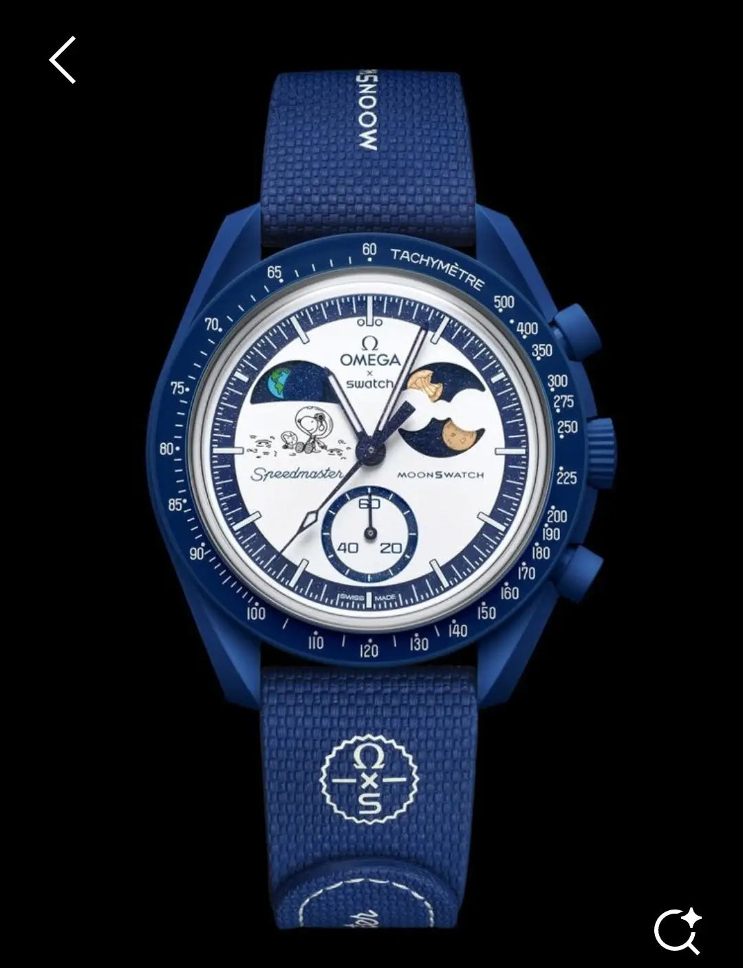 Omega blue sun&moon