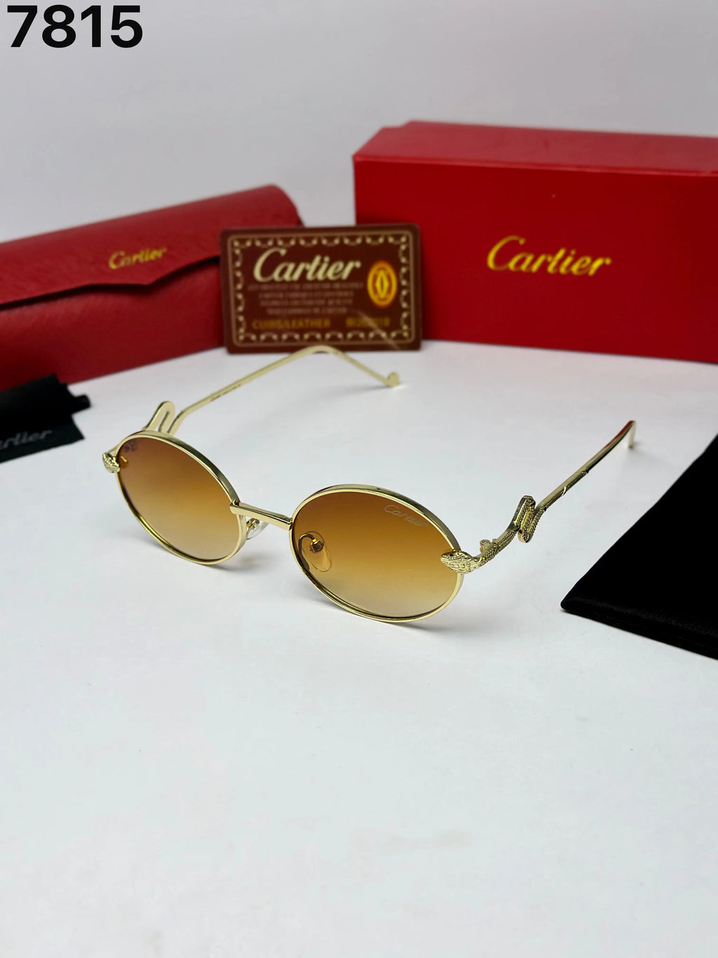 Cartier 7815 Gold Brown Shaded