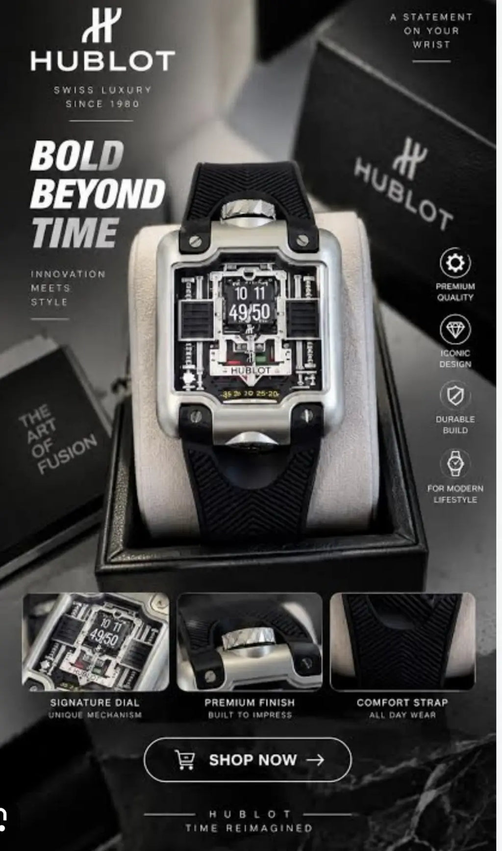 HUBLOT_SILVER-BLACK