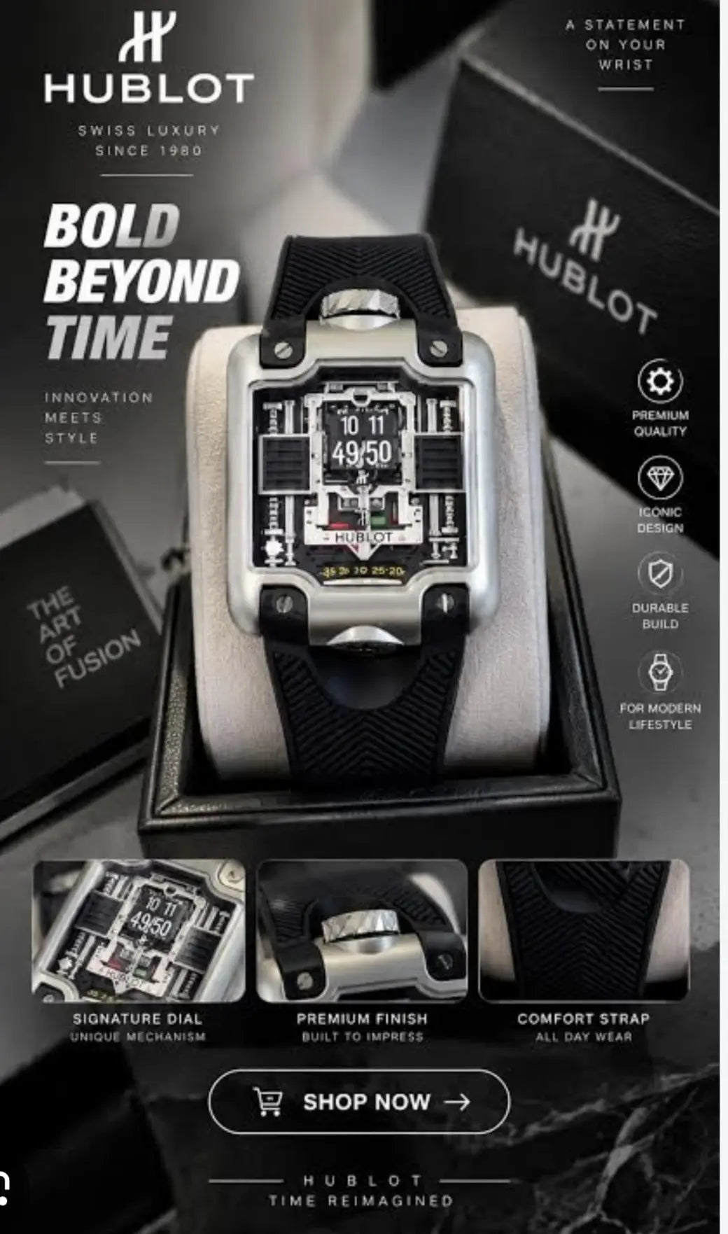 HUBLOT_SILVER-BLACK
