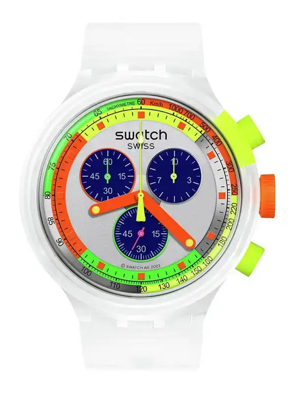 Swatch Neon Party To The Max Quartz Chronograph Unisex