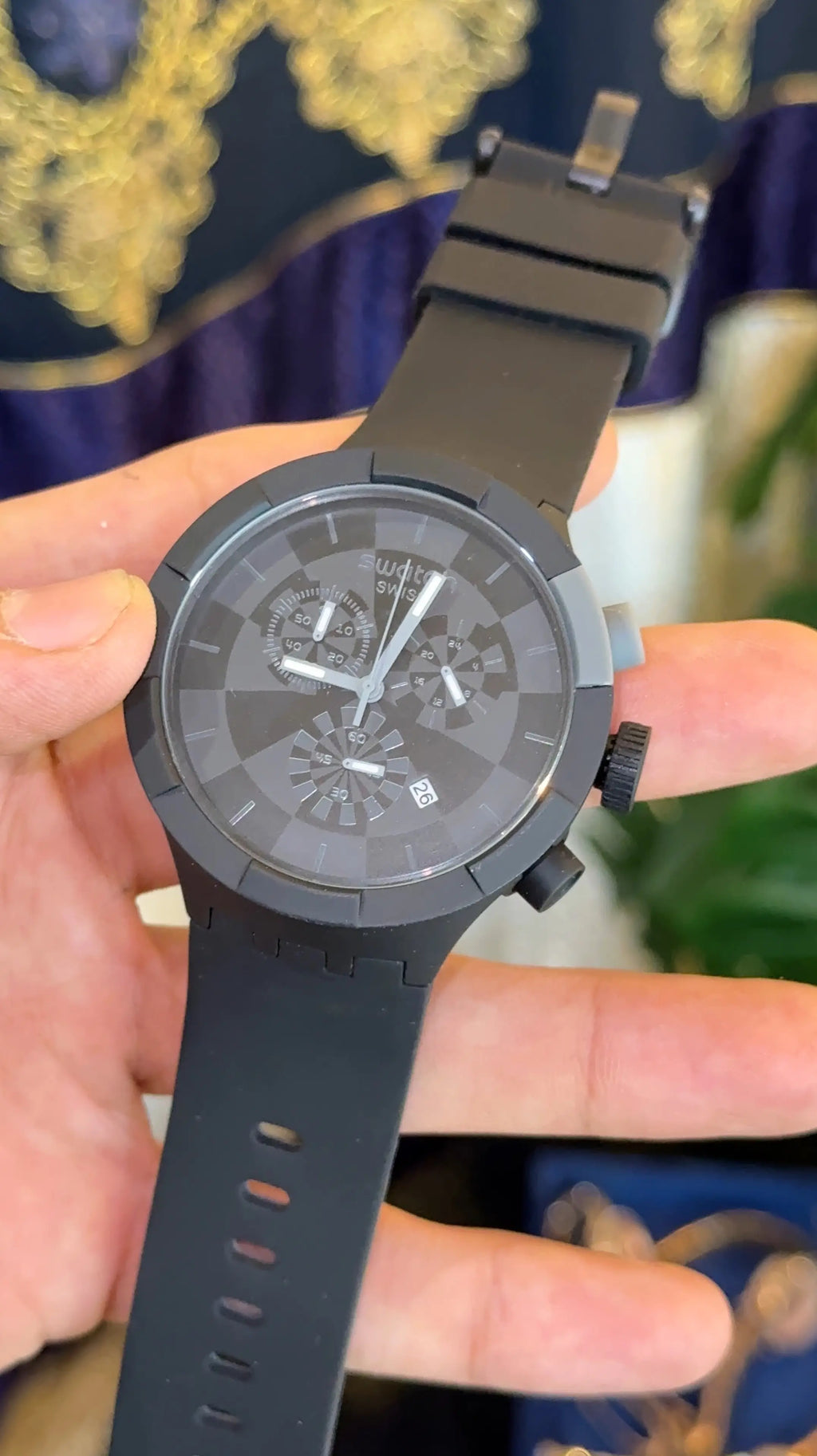 Swatch Neon Party To The Max Quartz Chronograph Unisex