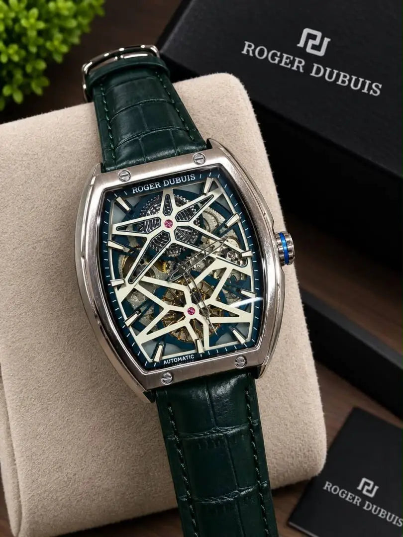 Roger dubuis green silver