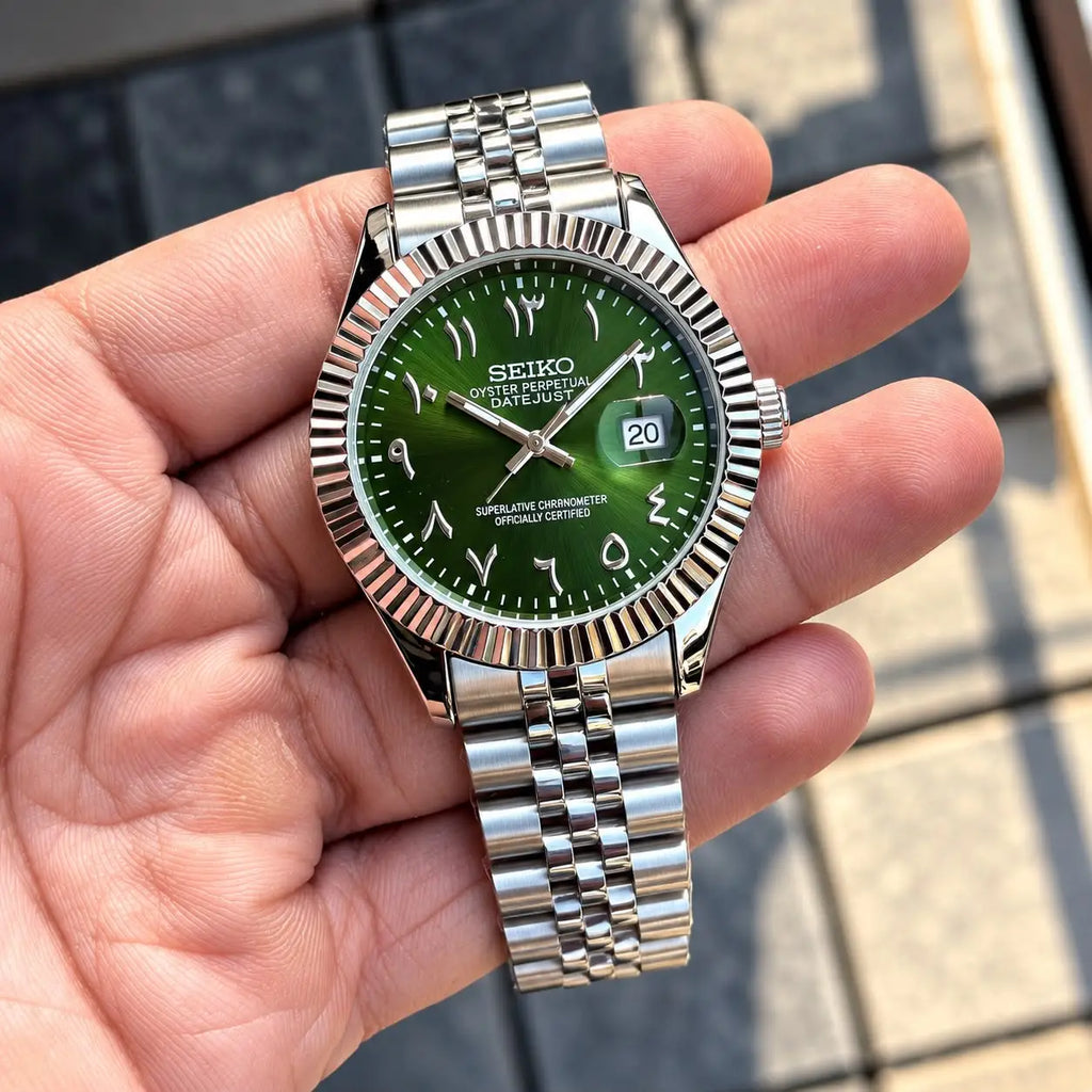 SEIKO_SILVER_GREEN
