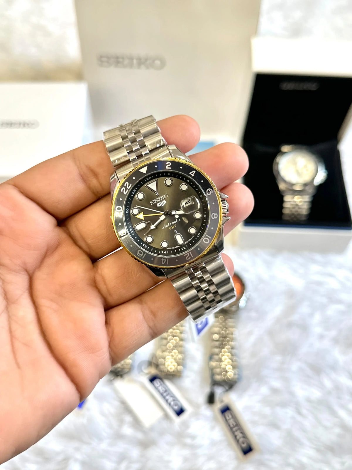 SEIKO GMT BACK OPEN
