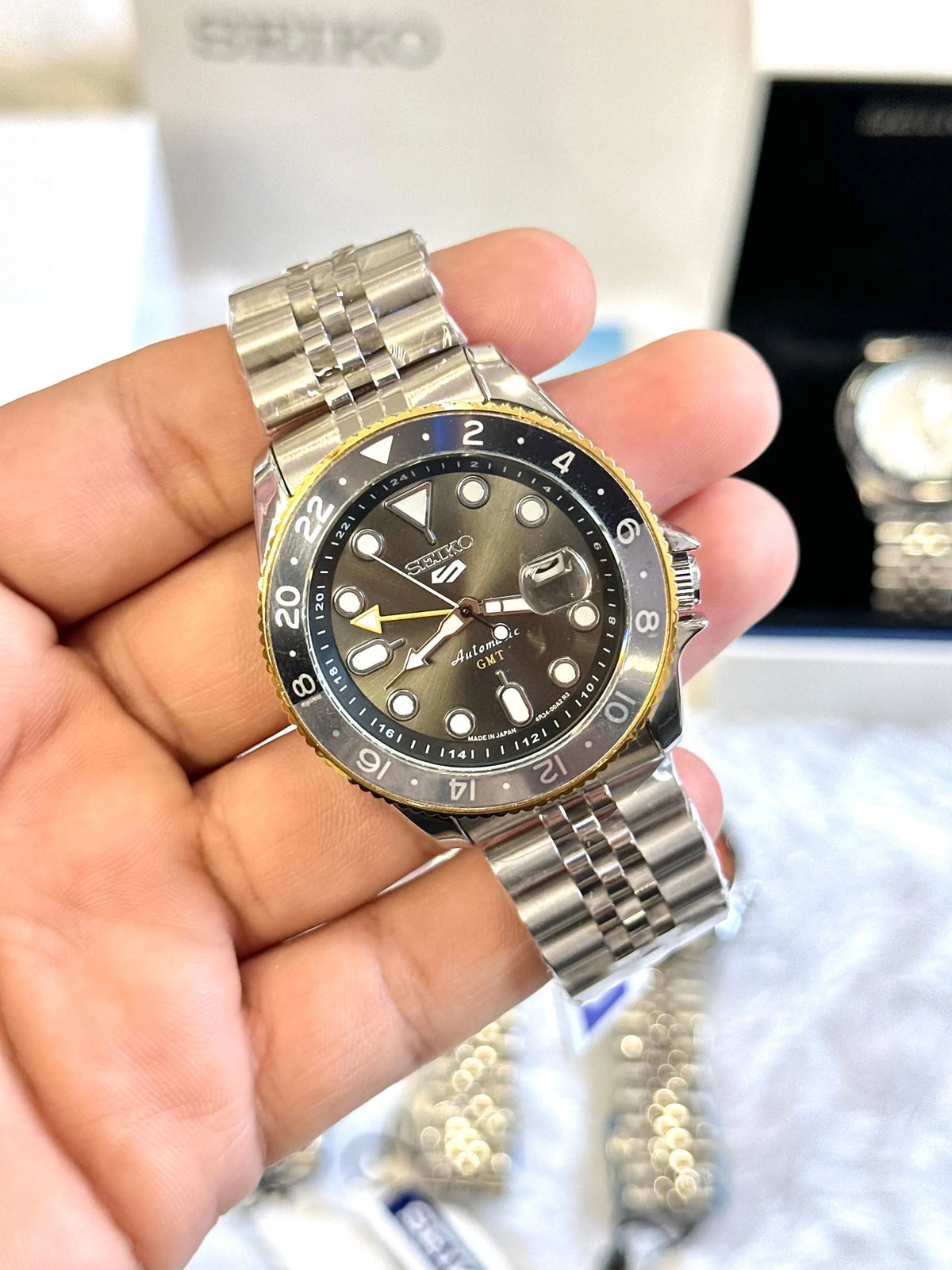 SEIKO GMT BACK OPEN