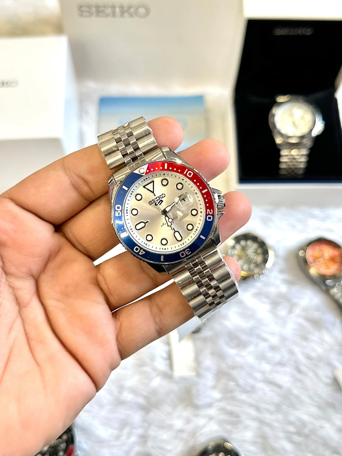 SEIKO GMT BACK OPEN